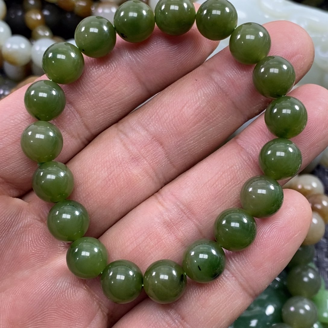 和田玉手链未镶嵌