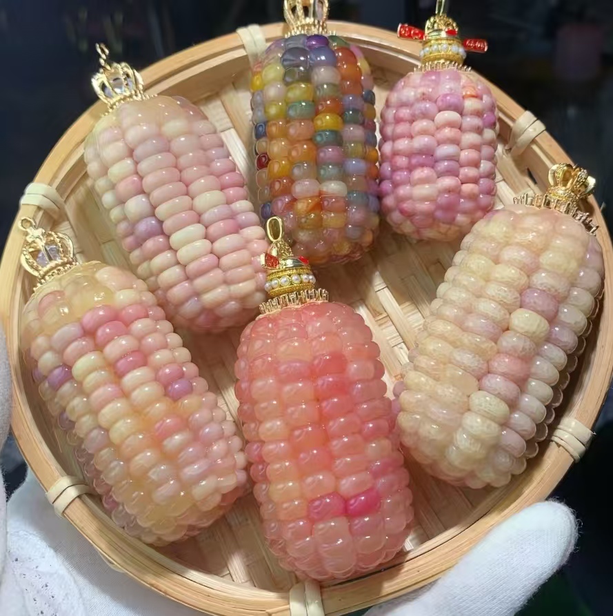 文玩玉米七彩玉米车载饰品一物一拍不退不换