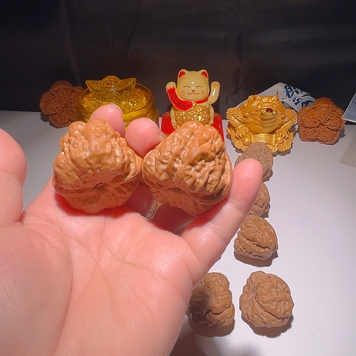 把件龙脊菩提文玩核桃