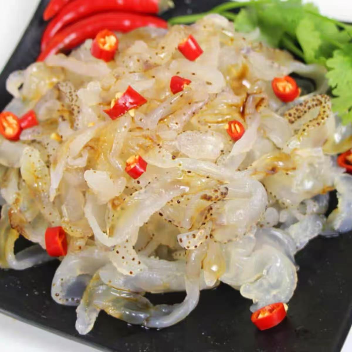 连云港发货 方便快捷 营养美味 虎斑海蜇丝 250g/包 到手10包
