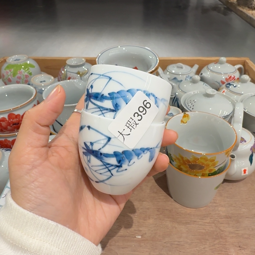 釉下彩纯手绘微瑕