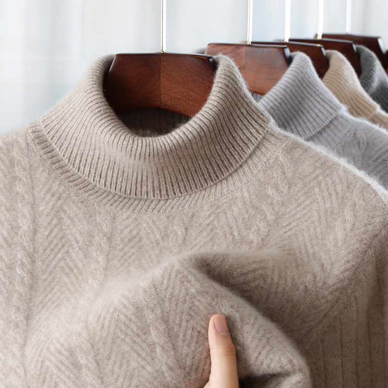 高领羊绒衫男士打底内搭毛衣针织衫