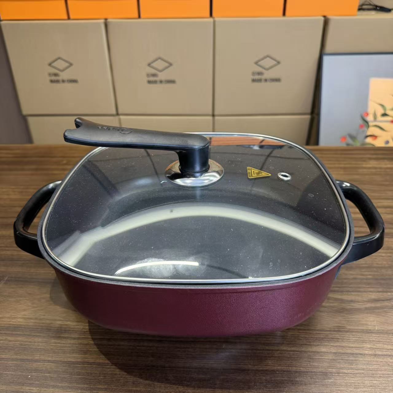 纽扣式断电水洗31cm及以上电火锅电煮锅大容量韩式