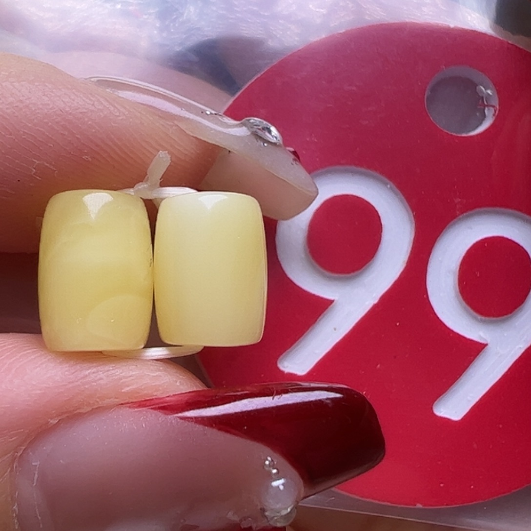 蜜蜡未镶嵌珠宝奇石?**?6.5mm桶珠