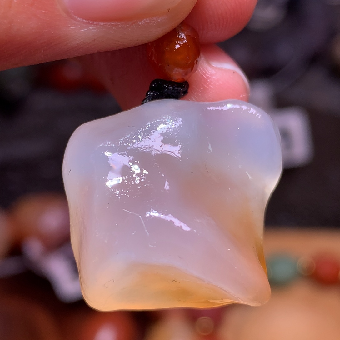 未镶嵌玛瑙/玉髓珠宝半成品