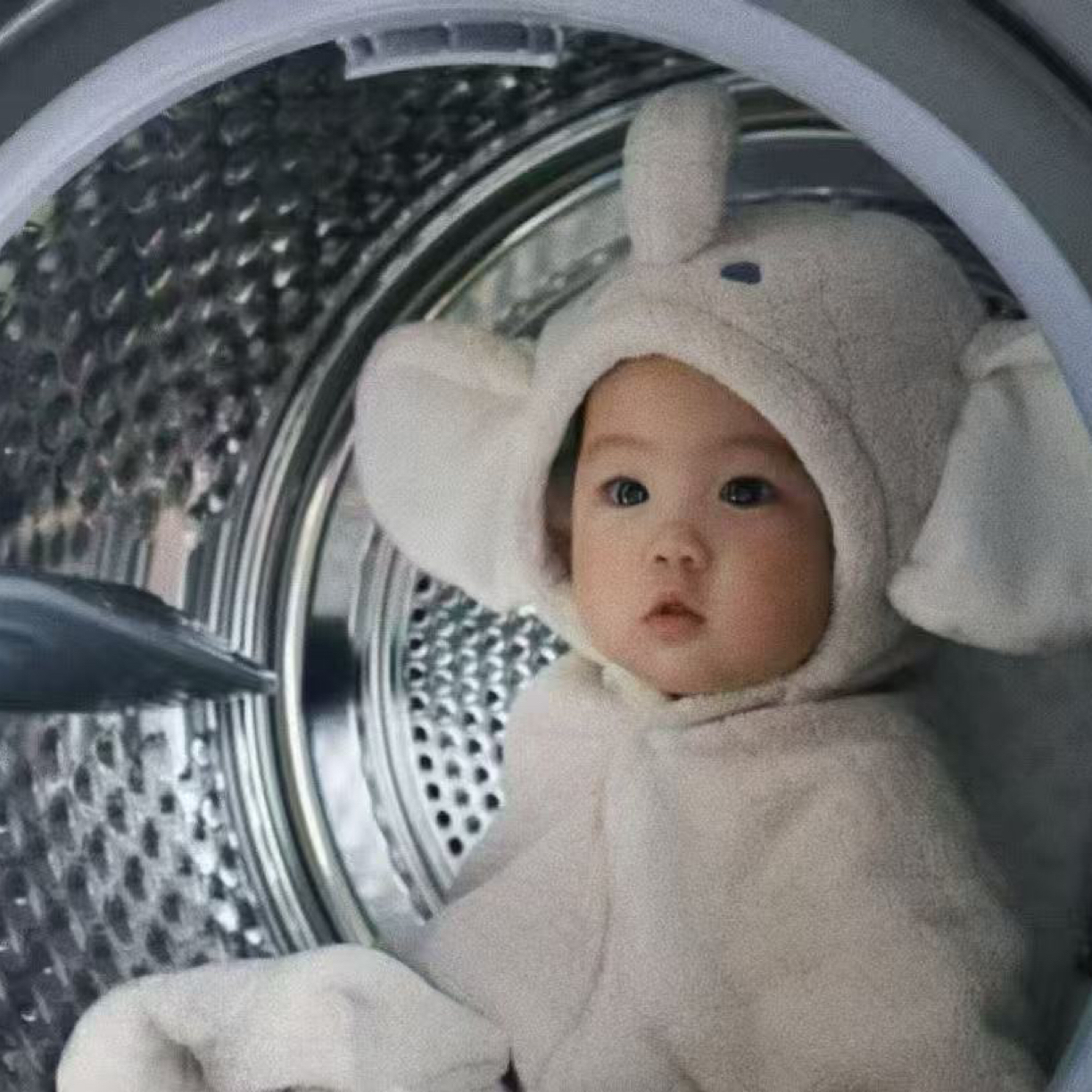 婴儿带帽小象浴巾斗篷吸水速干四季可用