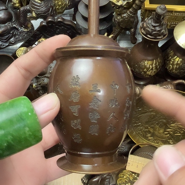 顺顺利利，铜器摆件