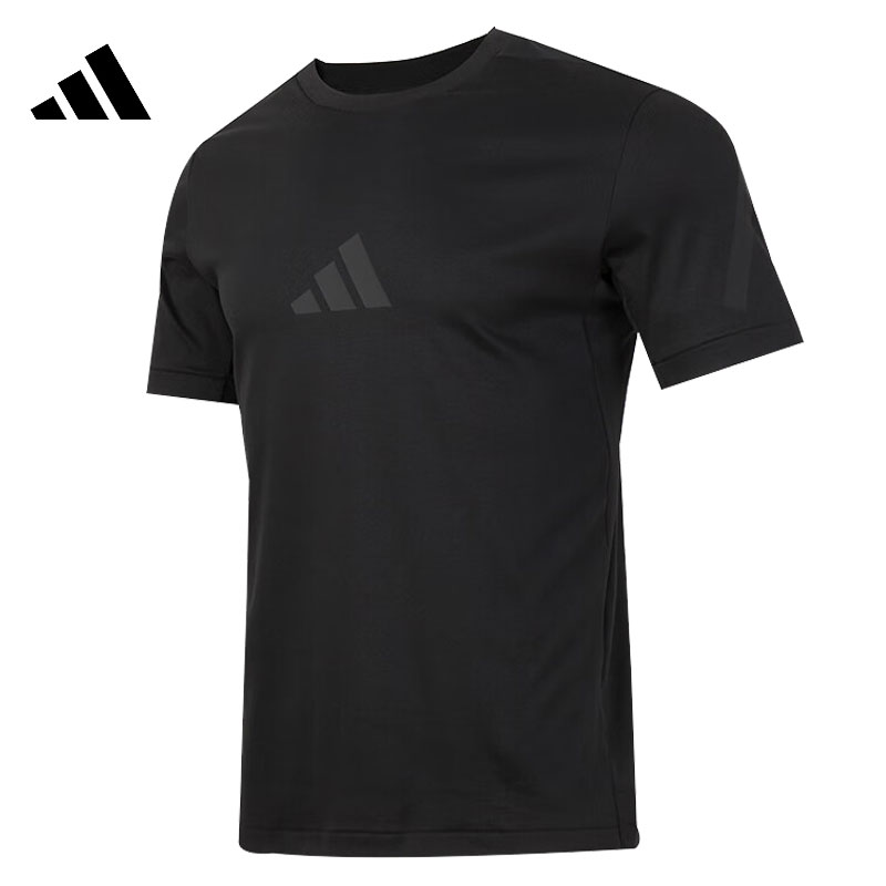 adidas阿迪达斯【吾】男子运动休闲短袖T恤JE3069