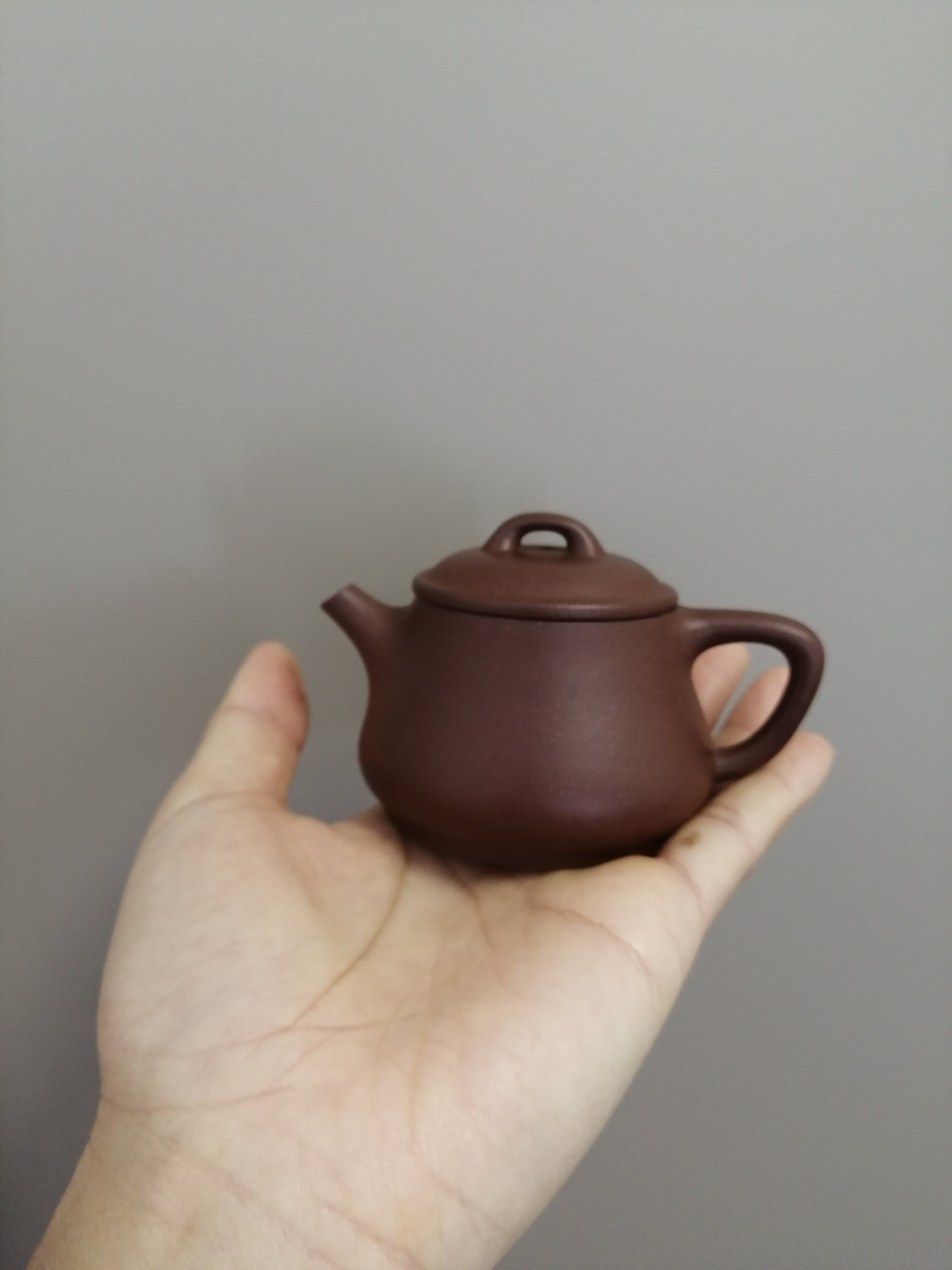 原矿紫泥半手小隐瓢