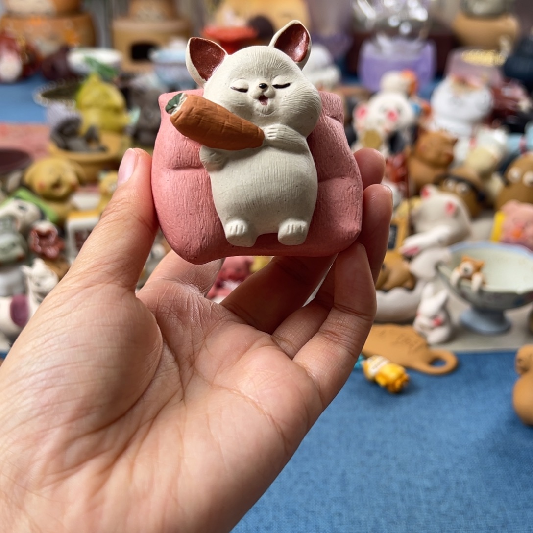 紫砂茶宠手工制作