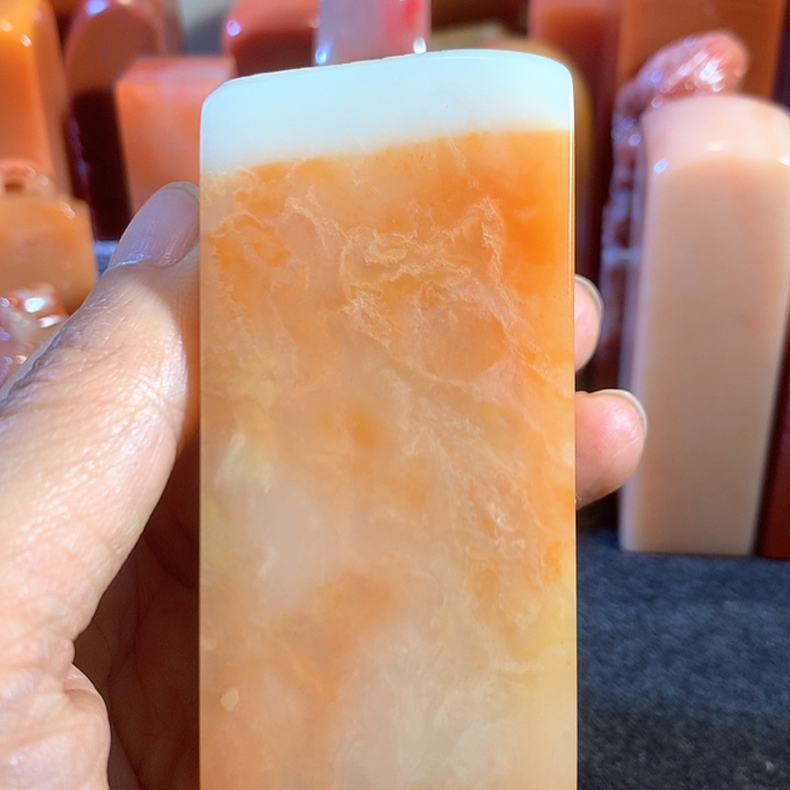 【闪购商品】老挝石鱼**道老挝石印章