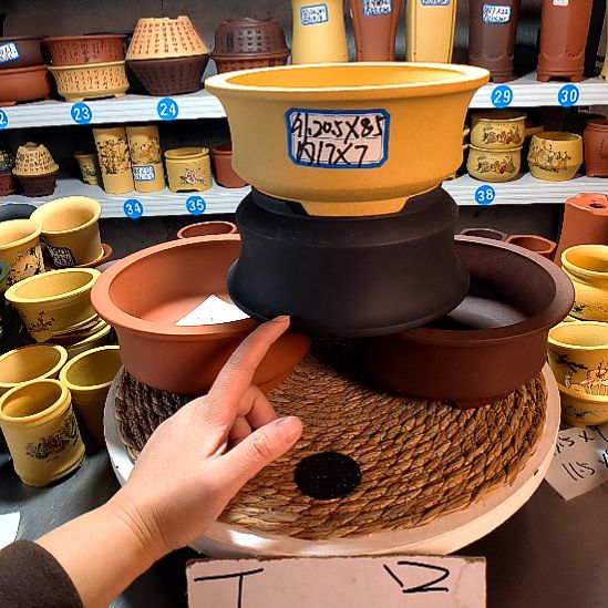 宜兴紫砂紫砂花盆盆紫砂