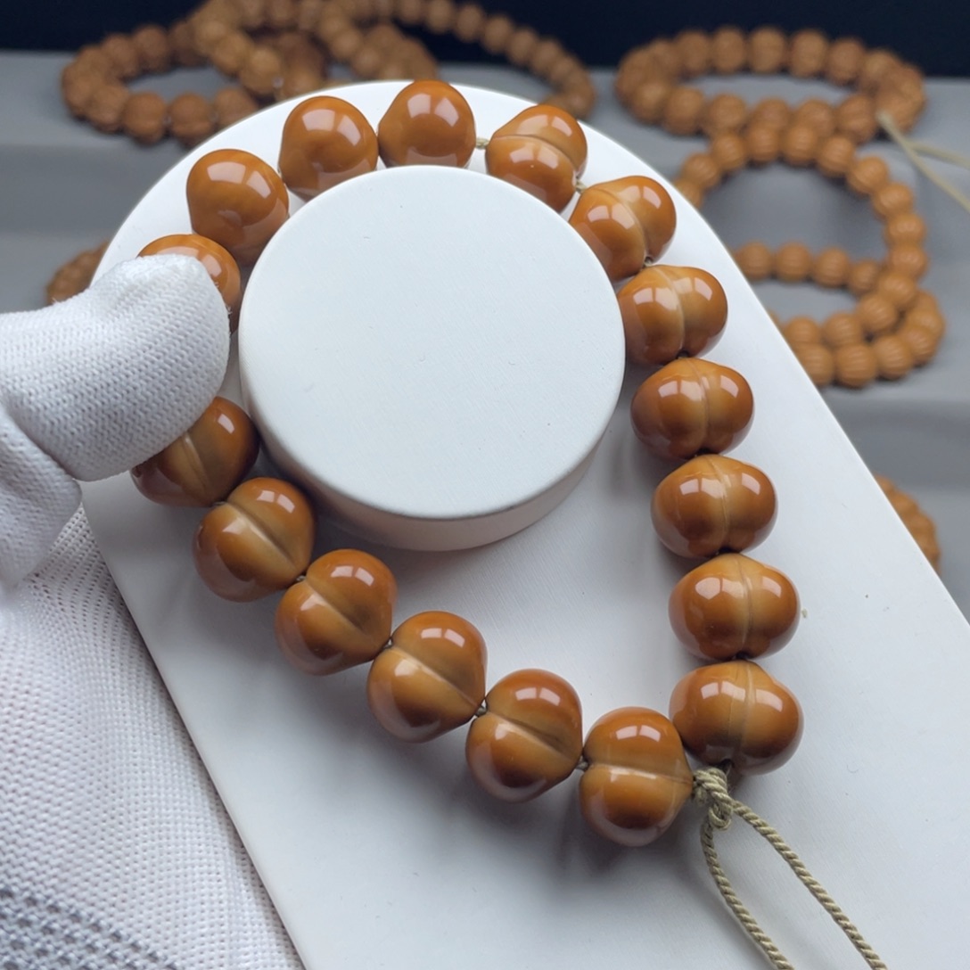 手串猴头核桃17mm屁桃全品无暇毕业级