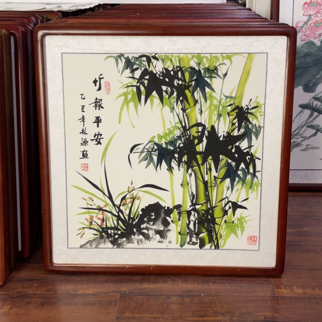 国画带框尺寸63*63厘米