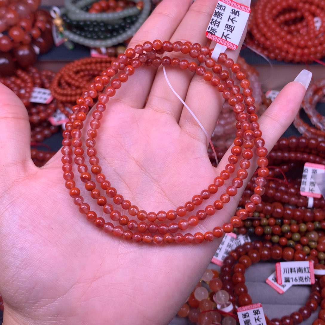 未镶嵌手链南红玛瑙30号卡4