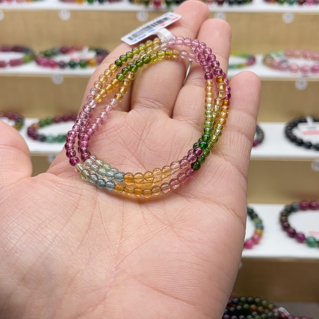 碧玺手串未镶嵌3mmmmmmmmmmmmmmmmmm