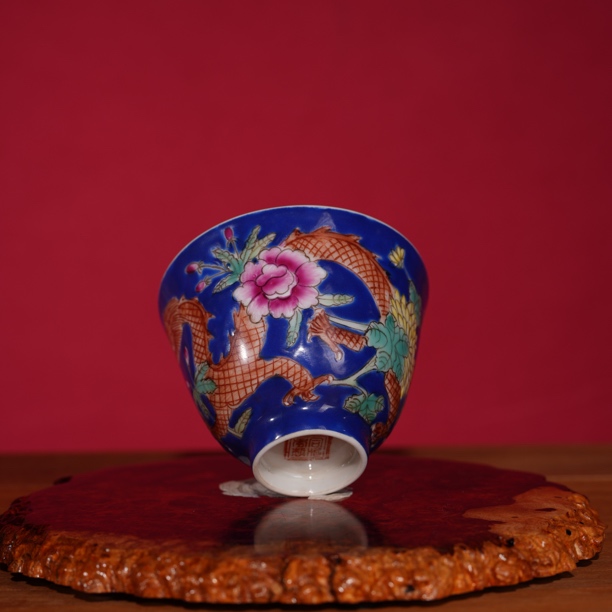 521清同治粉彩杯 瓷器收藏 文物商店 明清老瓷器 非仿古工艺品