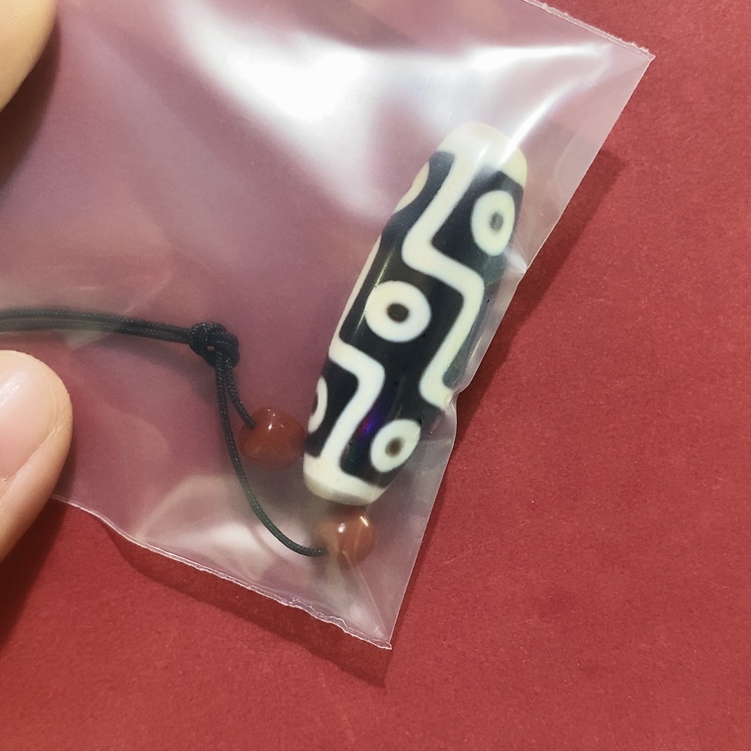 甜***仇玛瑙/玉髓未镶嵌颈饰行运九眼