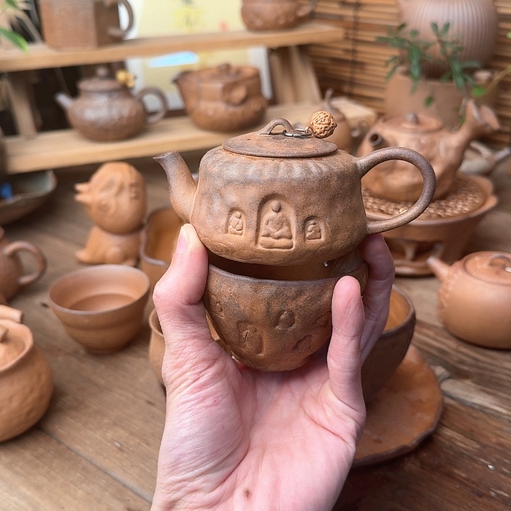 原矿老岩泥茶器系列