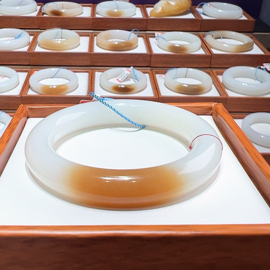 和田玉手镯52/53未镶嵌