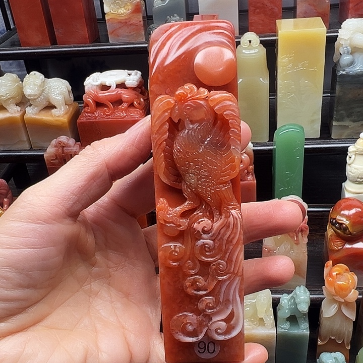 寿山石印石寿山石手工雕刻