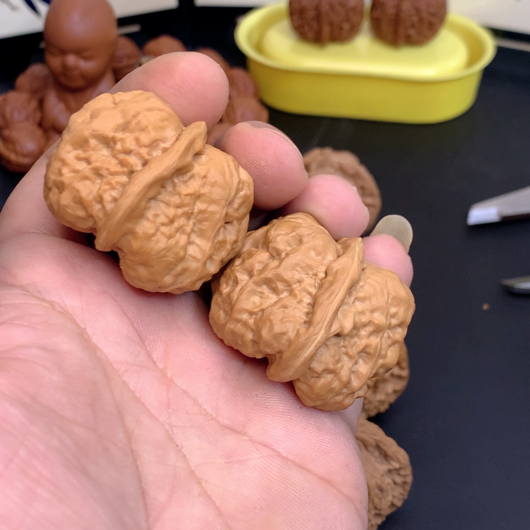 文玩核桃把件蛤蟆头