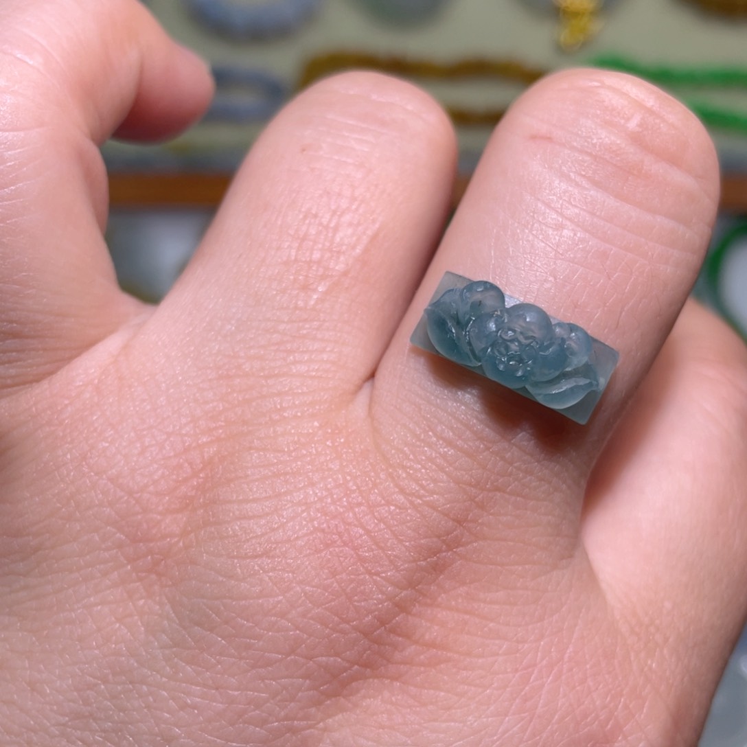 定制翡翠未镶嵌微料戒指