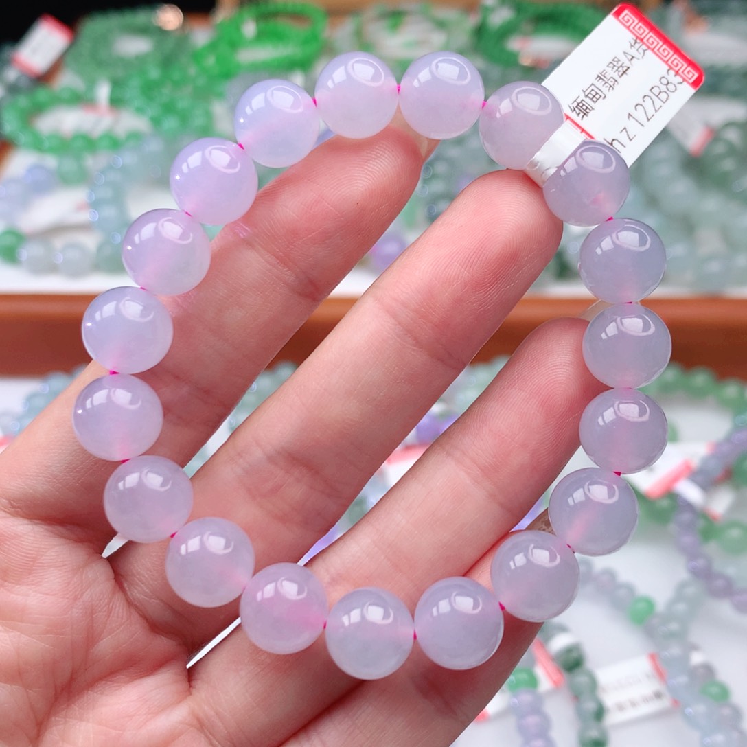 翡翠手链未镶嵌小****O翡翠10mm