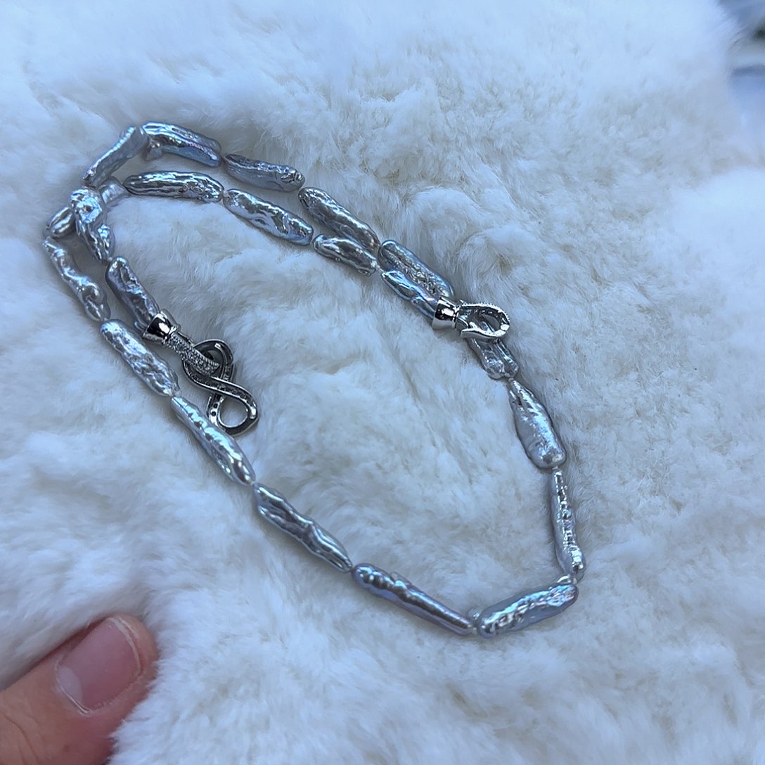 未镶嵌项链定制15淡水珍珠