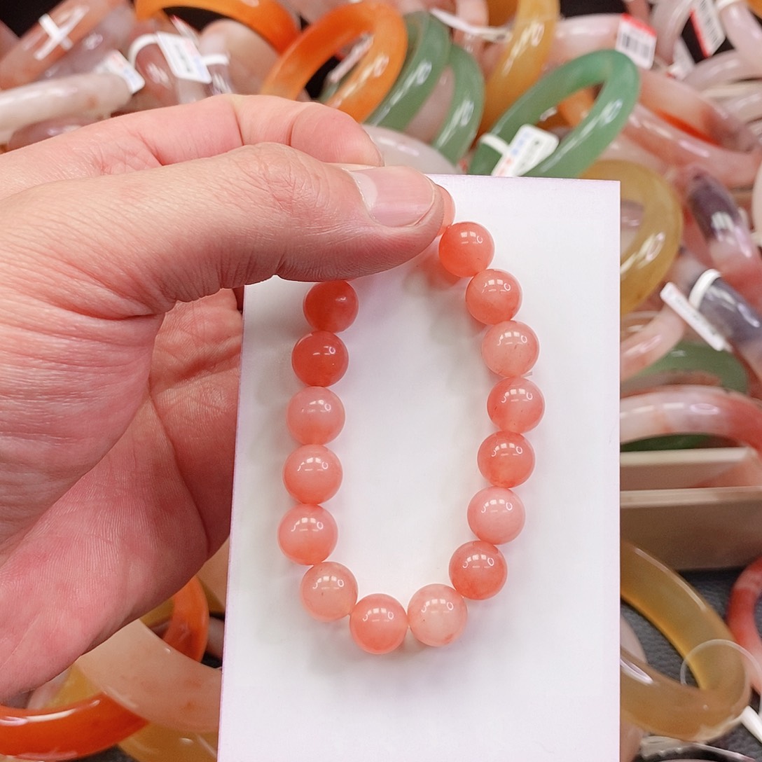 石英质玉（金丝玉）未镶嵌手镯