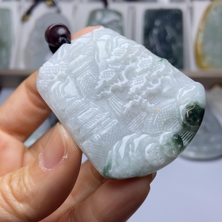 翡翠未镶嵌颈饰翡翠