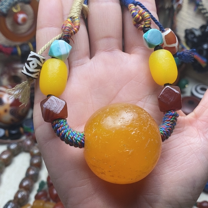 【闪购商品】玛瑙/玉髓颈饰未镶嵌橘****?