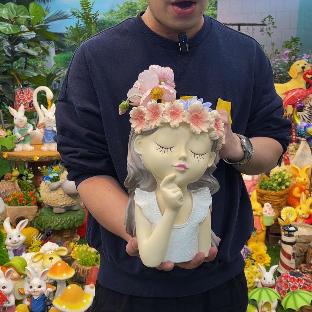 红陶花园庭院摆件