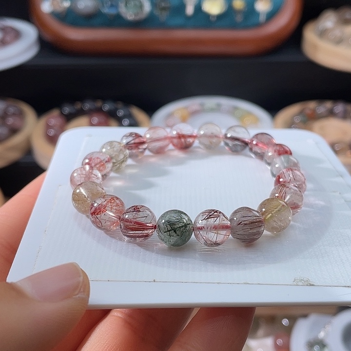 未镶嵌水晶手链定制