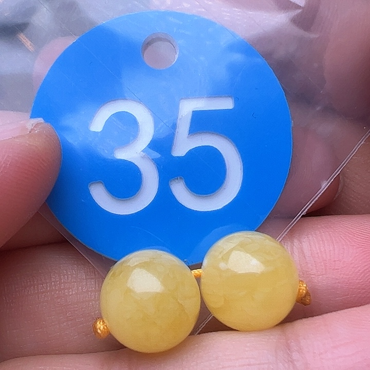 蜜蜡裸石未镶嵌11.5m m