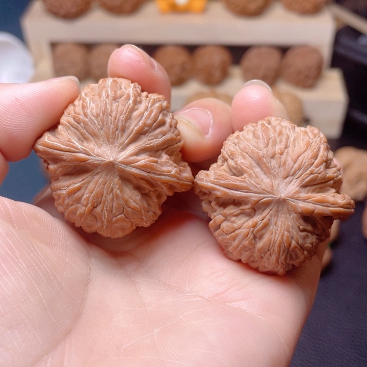 文玩核桃把件磨盘40