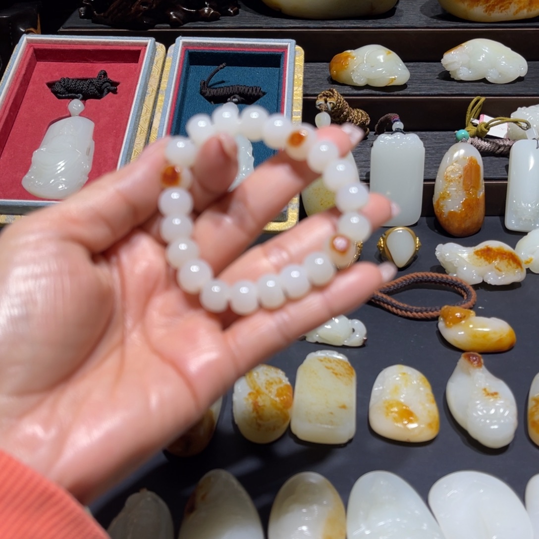 和田玉未镶嵌吊坠(不含链)