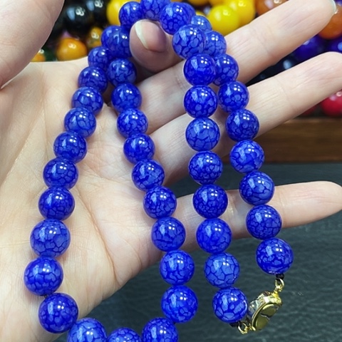 玛瑙未镶嵌手饰青花蓝龙10