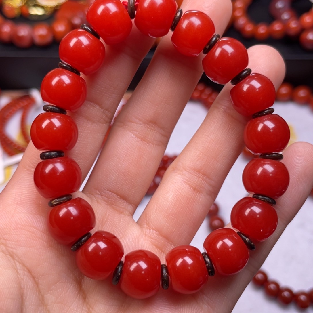 未镶嵌手链南红玛瑙