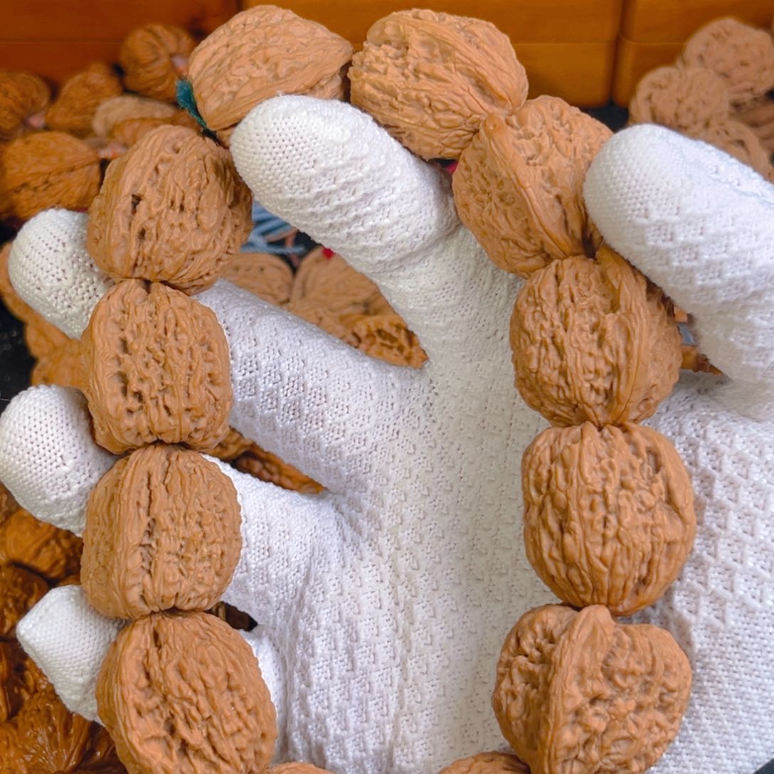 桃核手串清*南疆核桃