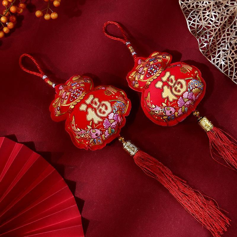 福满多一对2026新款马年福袋挂饰新年过年福字春节氛围布置装饰品