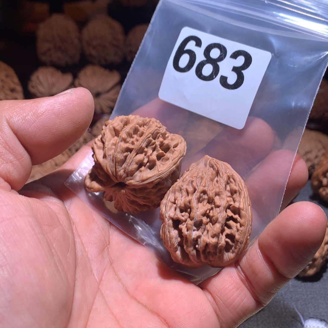 老***姓桃核把件虎头683号