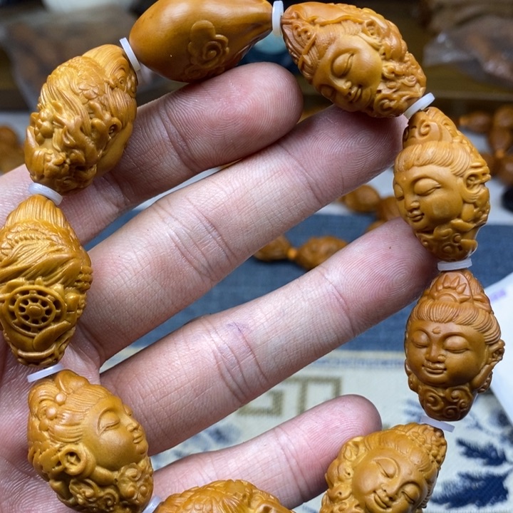 橄榄核手串/手链橄榄核雕工艺手串