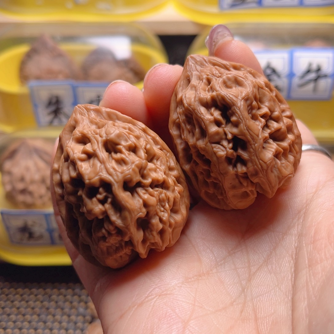 文玩核桃把件火苗