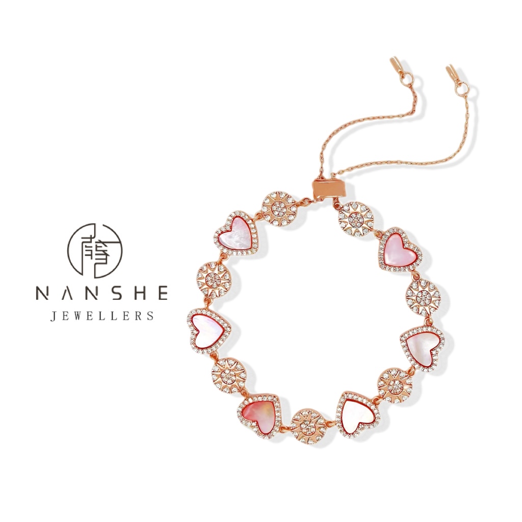 NANSHE/南奢 爱心手链时尚简约百搭气质ins