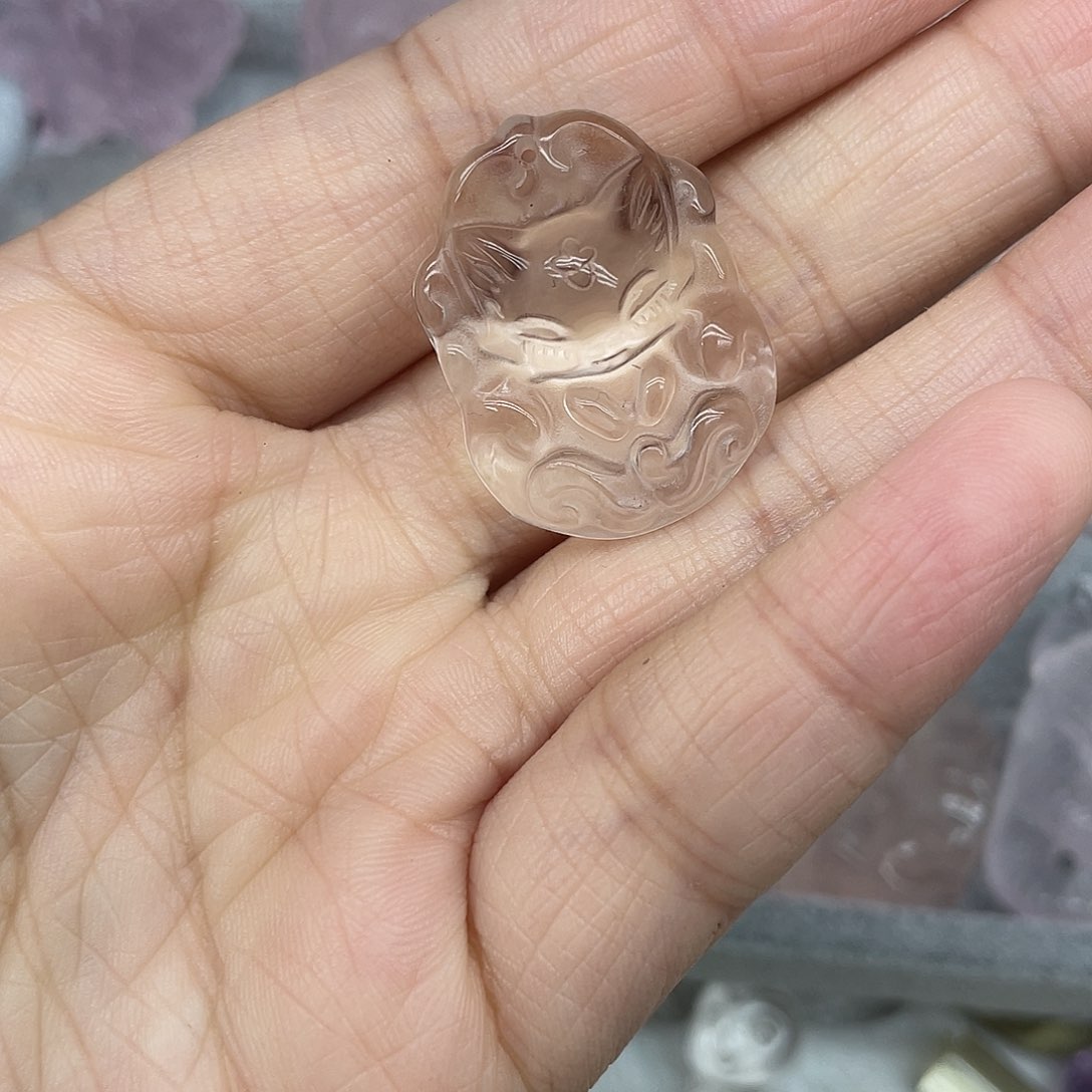 水晶吊坠配件未镶嵌