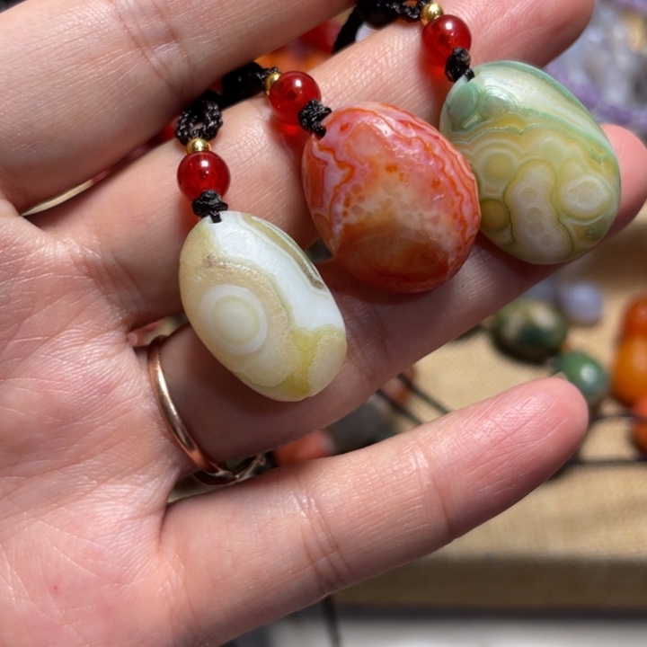 玛瑙/玉髓合金手链