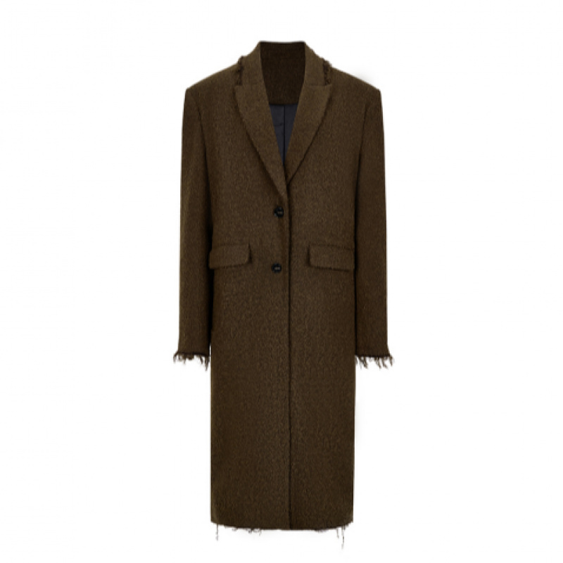 Anna mooer复古花纱编织大衣AM042206W