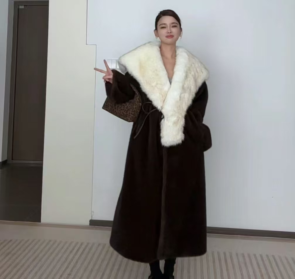 人造皮草 富家千金老钱风格穿搭环保毛毛