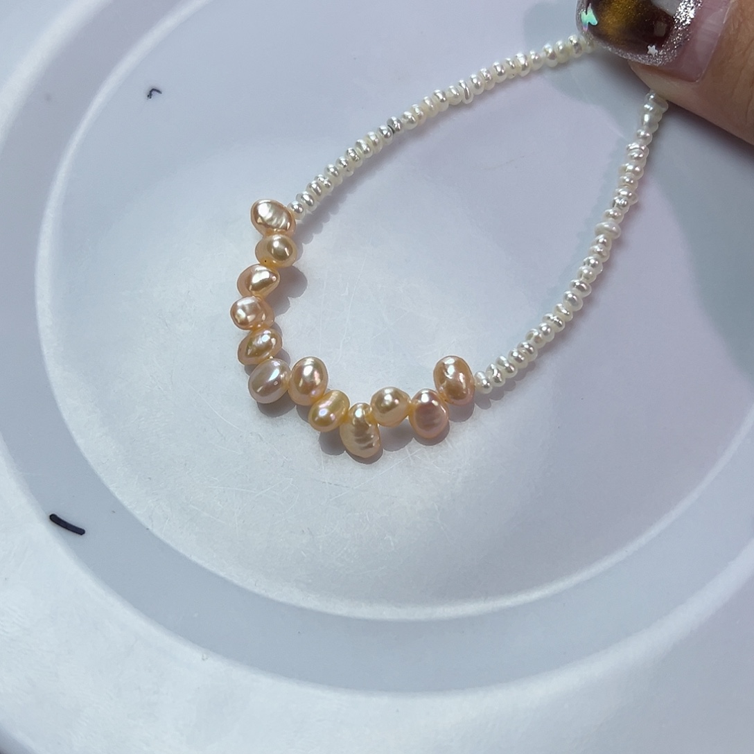 钛钢淡水珍珠手绳